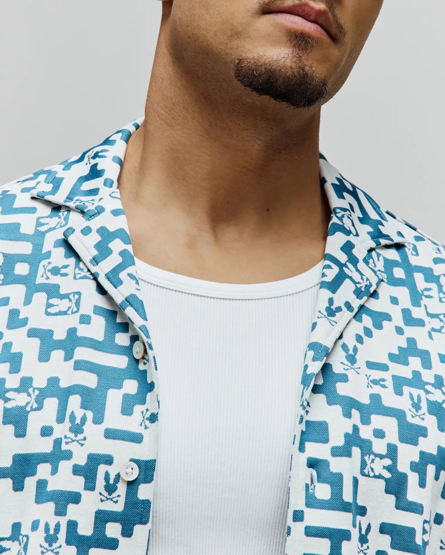 MENS JOSH JACQUARD SHIRT - MT0300072 - Image 3