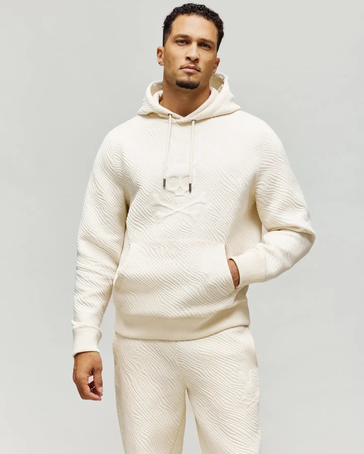 MENS KENDRICK TEXTURED HOODIE - MT0500097 - Image 3