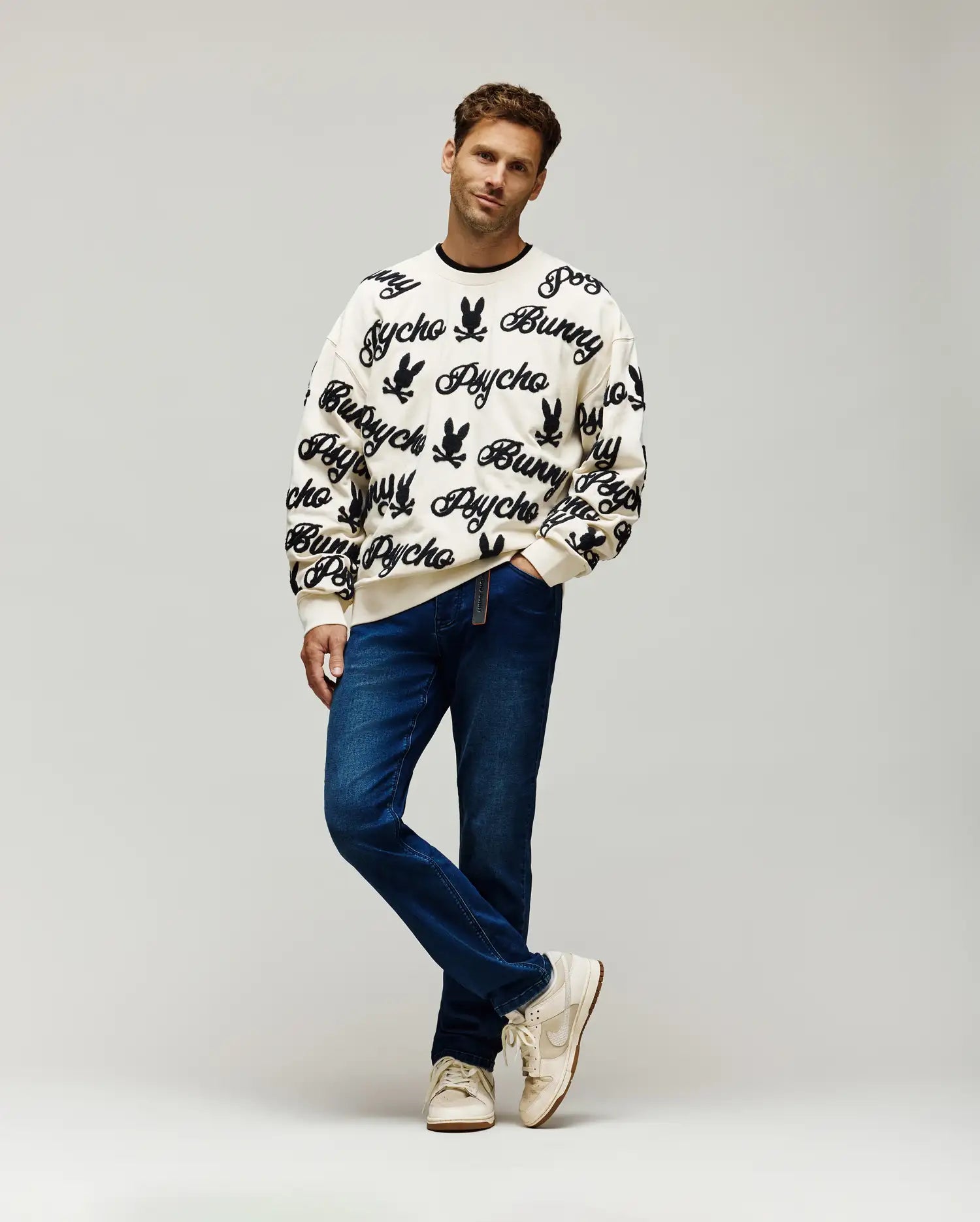 MENS SKYLAR ALL OVER FUZZY CREW - MT0500104 - Image 5