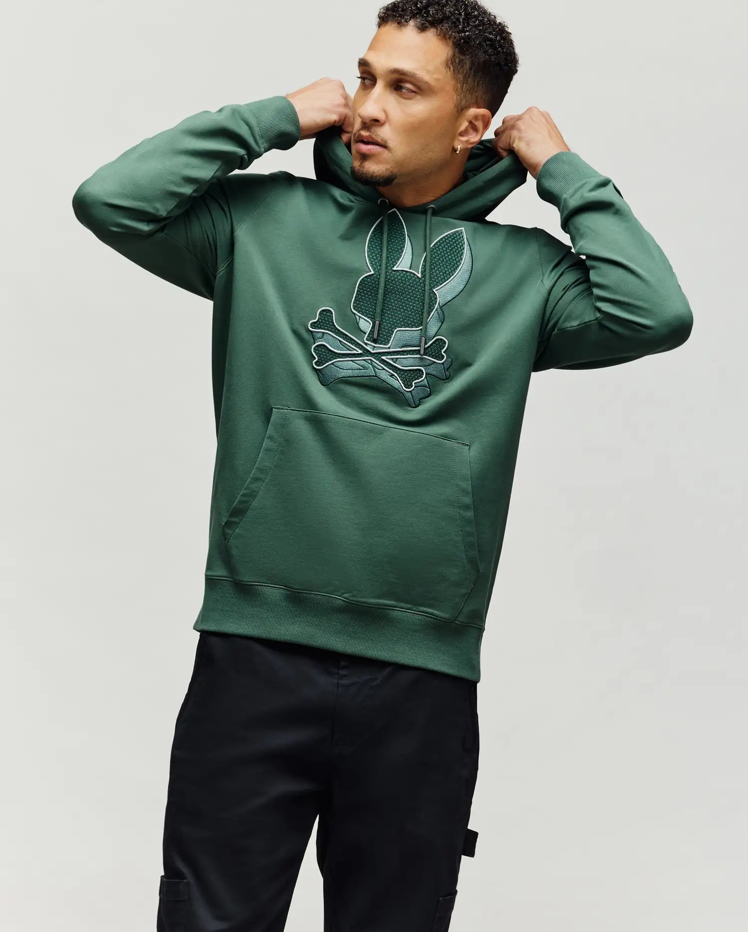 MENS ZAL 3D BUNNY HOODIE - MT0500147 - Image 3