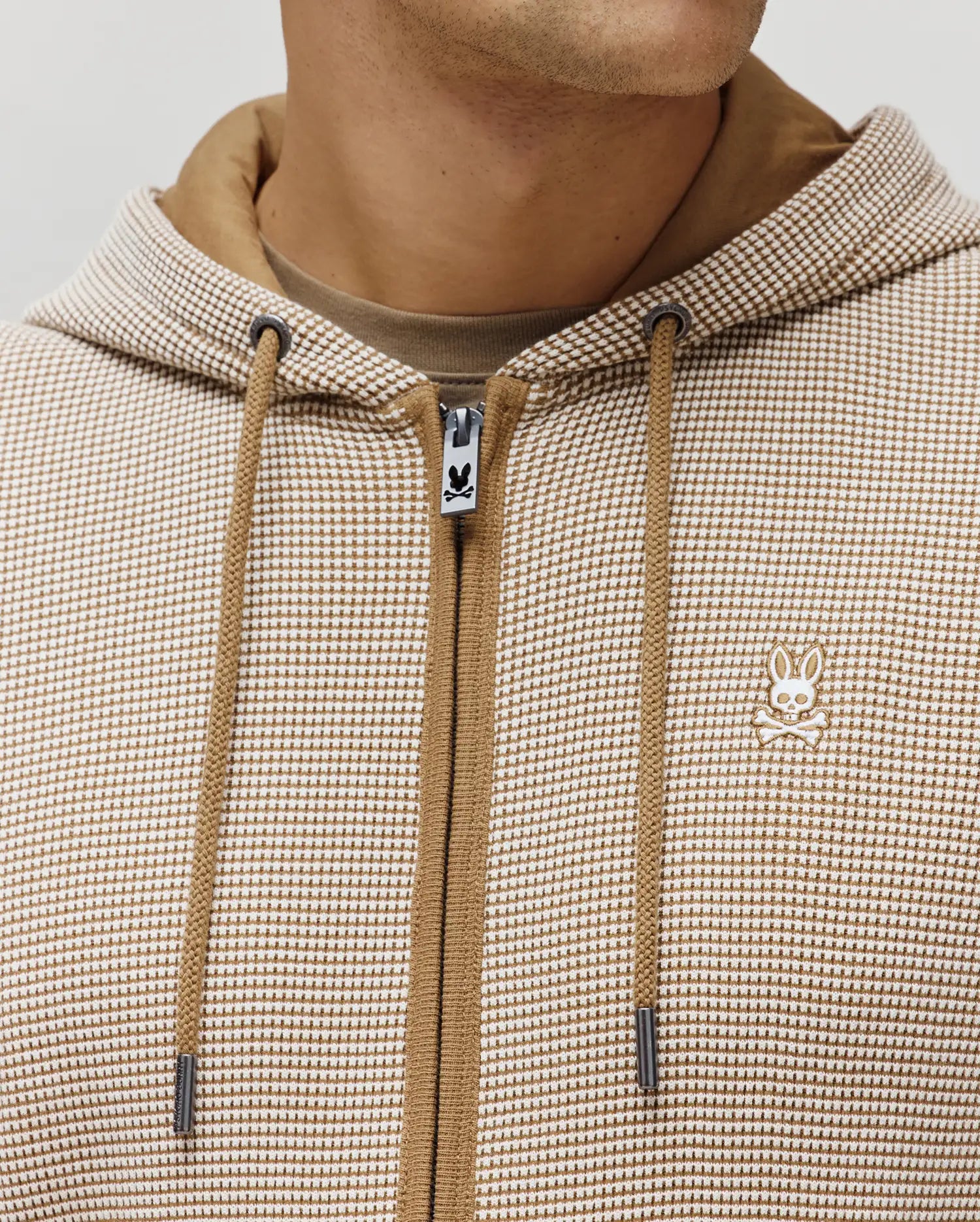 MENS MAXTON WAFFLE FULL ZIP HOODIE - MT0500170 - Image 2